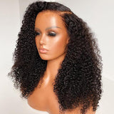 Afro Curly Undetectable Invisible Lace Glueless Frontal Lace Wig | Real HD Lace
